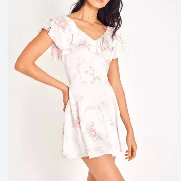 LoveShackFancy Frankie Mini Dress - Picture 1 of 8